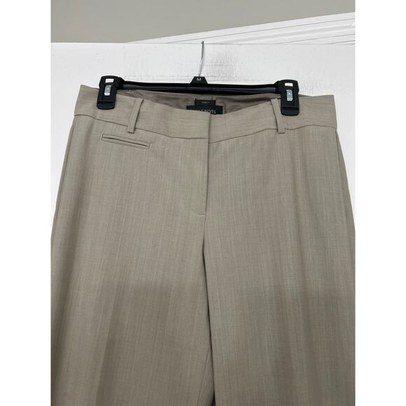 Talbots Seasonless Wool Blend Curvy Fit Taupe Trouser Pants 6L Beige Taupe New - Picture 5 of 11